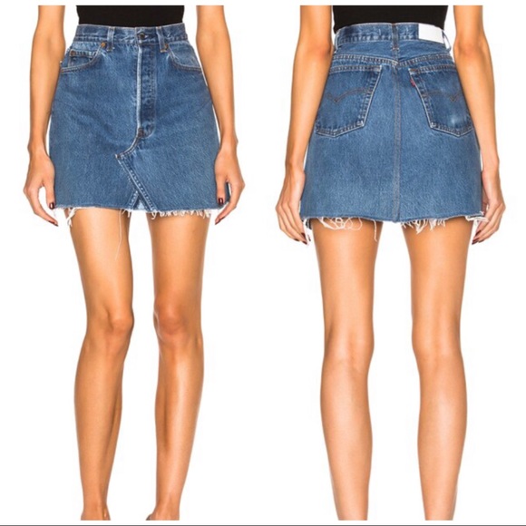 Levi's Dresses & Skirts - RE/DONE Levi’s Denim Mini Skirt, 26